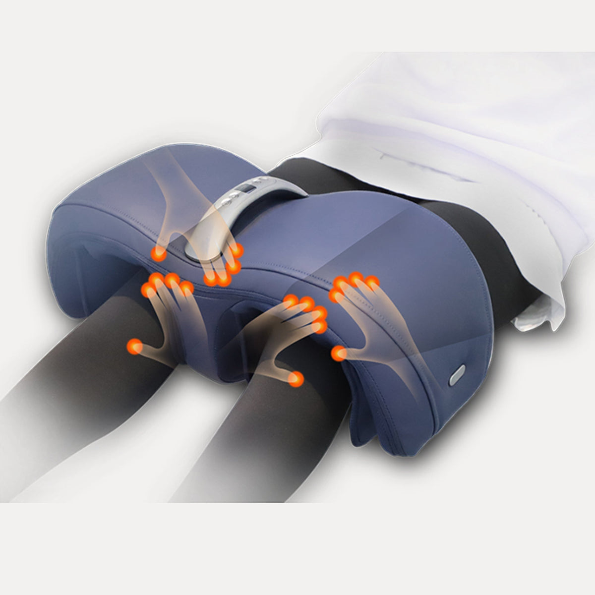 Air Pressure Knee Massager with Adjustable Heat - Dark Blue