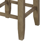 Charnell Tapered Leg Dining Stool with Storage Base - Faux Leather, 16" W x 16" D x 25" H