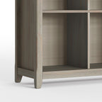 Amherst Cube Storage Bookcase with Large Cubbies - Dark Brown, Dark Gray, or White