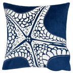 Seastar Starfish Pillow Cover with Reinforced Stitching - Indigo