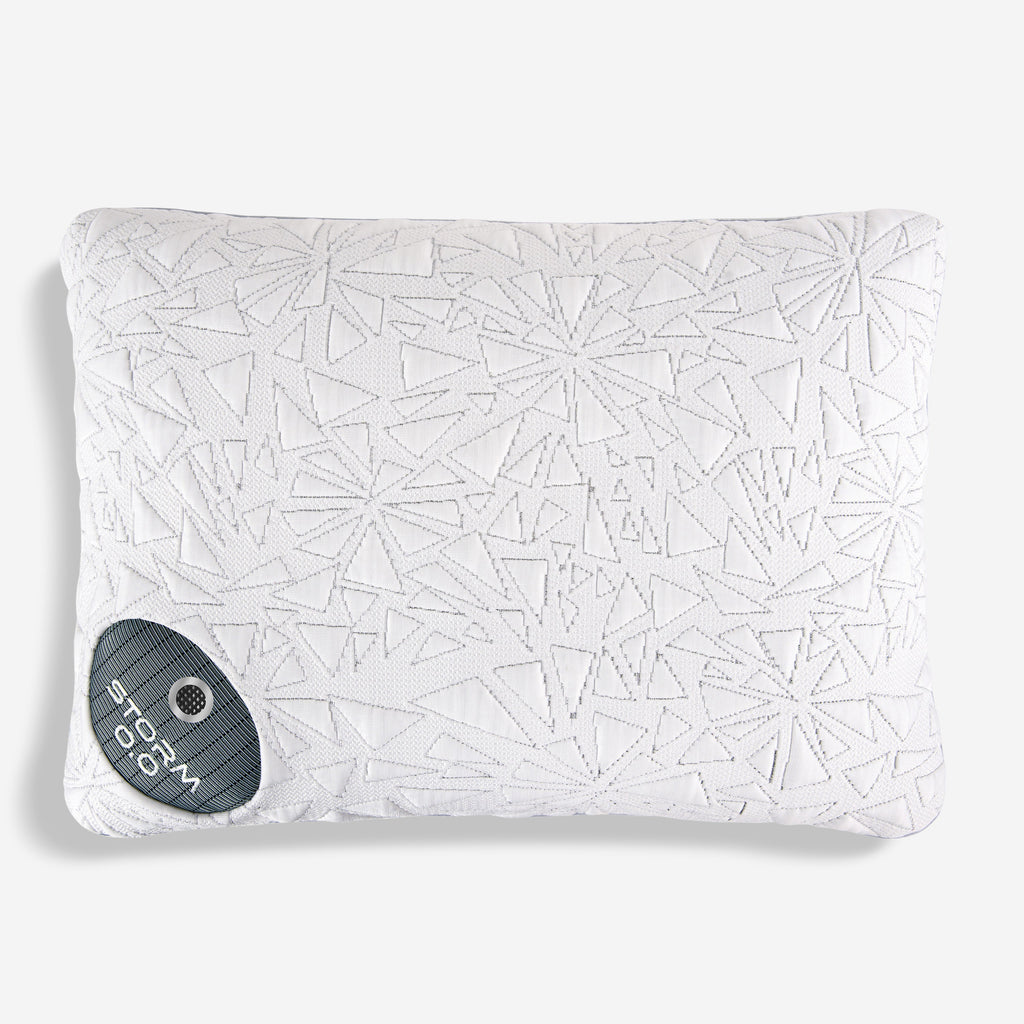 Storm Performance Cooling Pillow with Instant-Cooling Cover - White