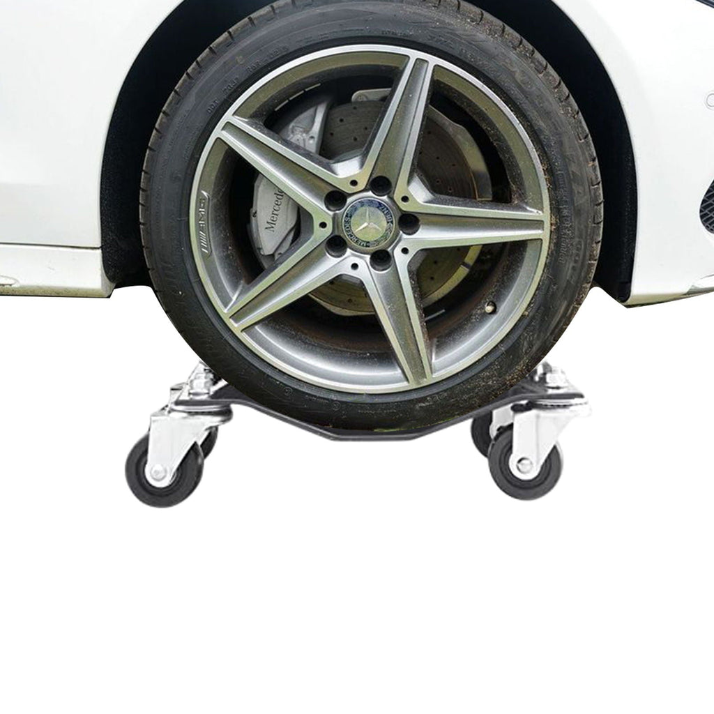 Heavy Duty Car Dolly Set with 6000Lbs Capacity - Gray