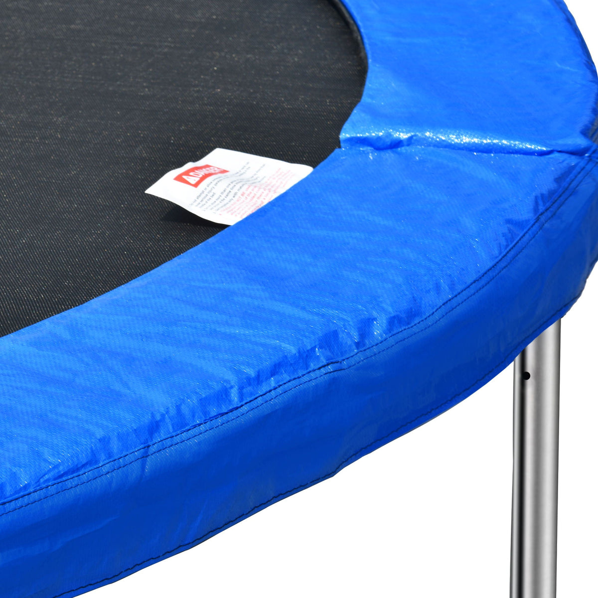 14Ft Trampoline with Basketball Hoop and Ladder - Blue