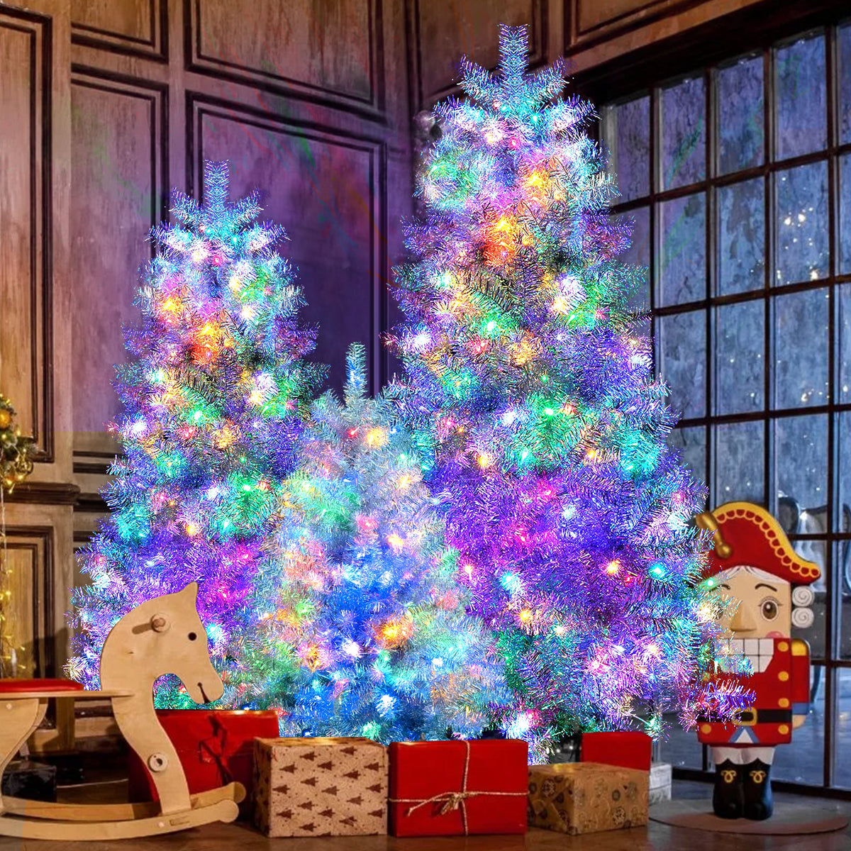 Premium Christmas Trees with PVC Branches - Green