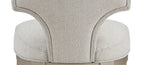 Kasa Light Gray Side Chair Set of 2 with Solid Wood Legs - Light Gray