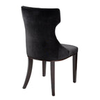 Reine Dining Chair Set of 2 with Solid Wood Frame and Classic Design - Multiple Colors