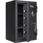 2.02 cu ft Biometric Keypad Fire Resistant Safe with Fingerprint Access - Black