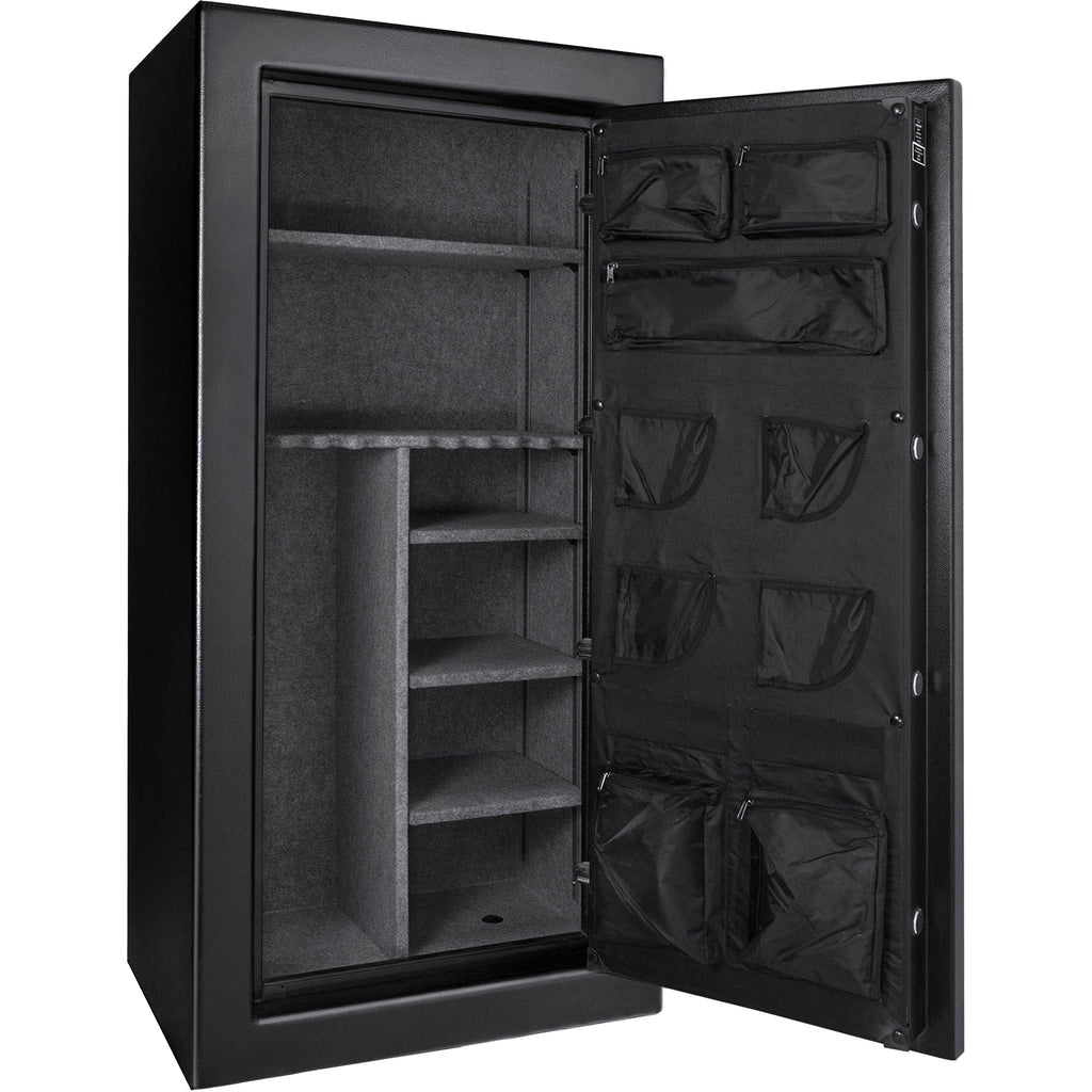 Tall Fireproof Protection Safe Vault with Solid Steel Construction - Black