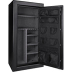 Tall Fireproof Protection Safe Vault with Solid Steel Construction - Black