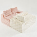Multifunctional Stationary Sofa with Adjustable Layout - Choice of Color