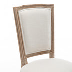 Farmhouse Solid Wood Frame Dining Chairs with Cushioned Seat