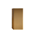 Floating Side Cabinet with Striped Texture - Bathroom Storage