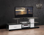 Ivana TV Stand - White / Black