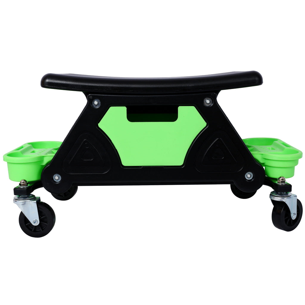 Heavy Duty Mechanic Stool with Tool Storage - Green