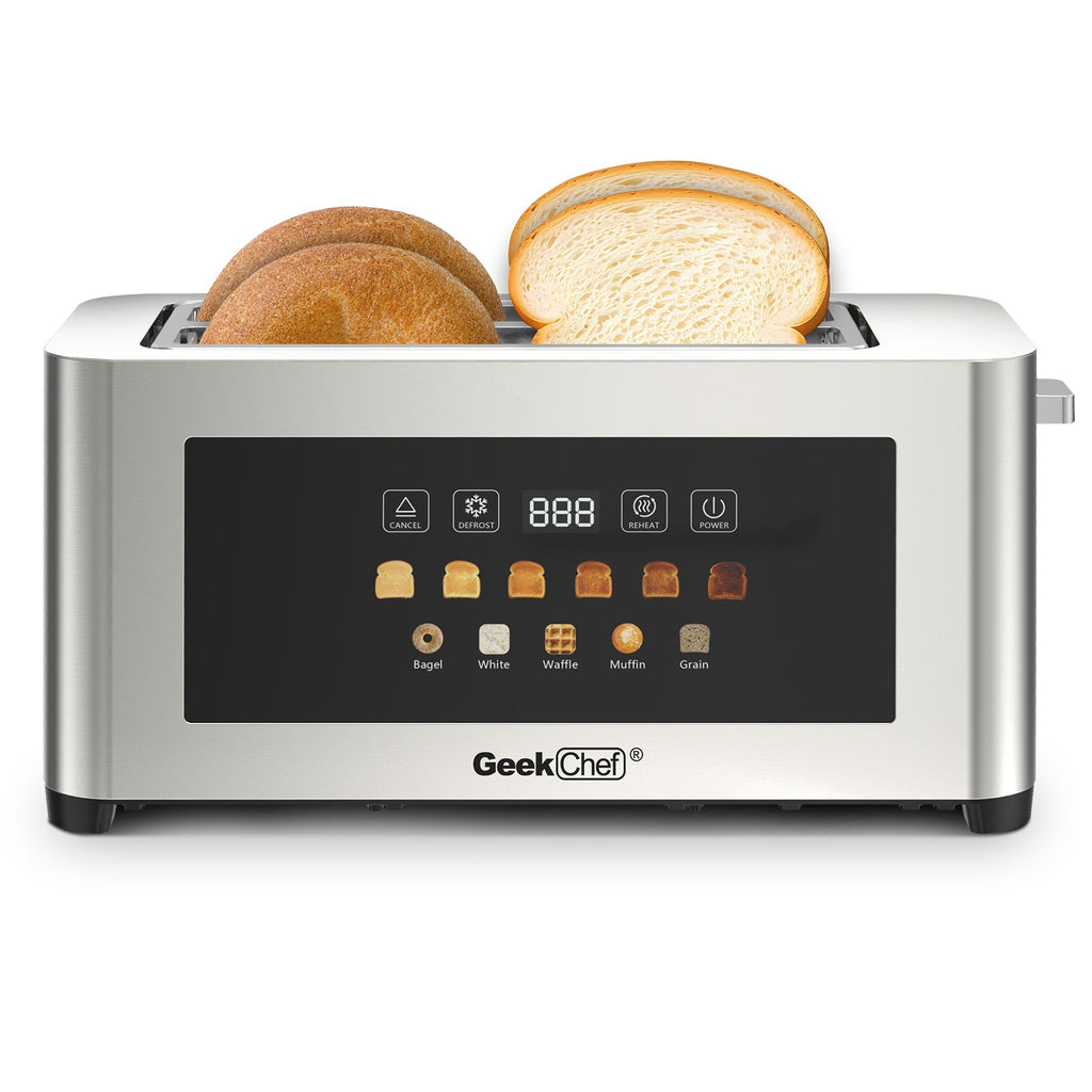 4-Slice Toaster with Extra-Wide Entrance - Stainless Steel