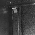 Metal Wall Mounted Tool Storage Cabinet with Locking Door - Gray