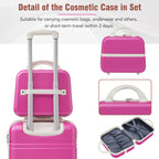 Hardshell Luggage Sets 4 Pieces with TSA Lock - Lightweight, Multiple Colors