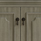 Vintage Bathroom Vanity With Sink and Soft-Close Doors - Dark Gray or White