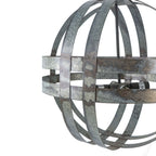 4 Light Galvanized Chandelier
