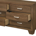 Miquell Oak Dresser with Six Drawers - Oak