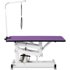 Hydraulic Pet Grooming Table with Adjustable Height - Purple or Pink