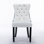 Nikki Modern Upholstered Dining Chair Set of 2