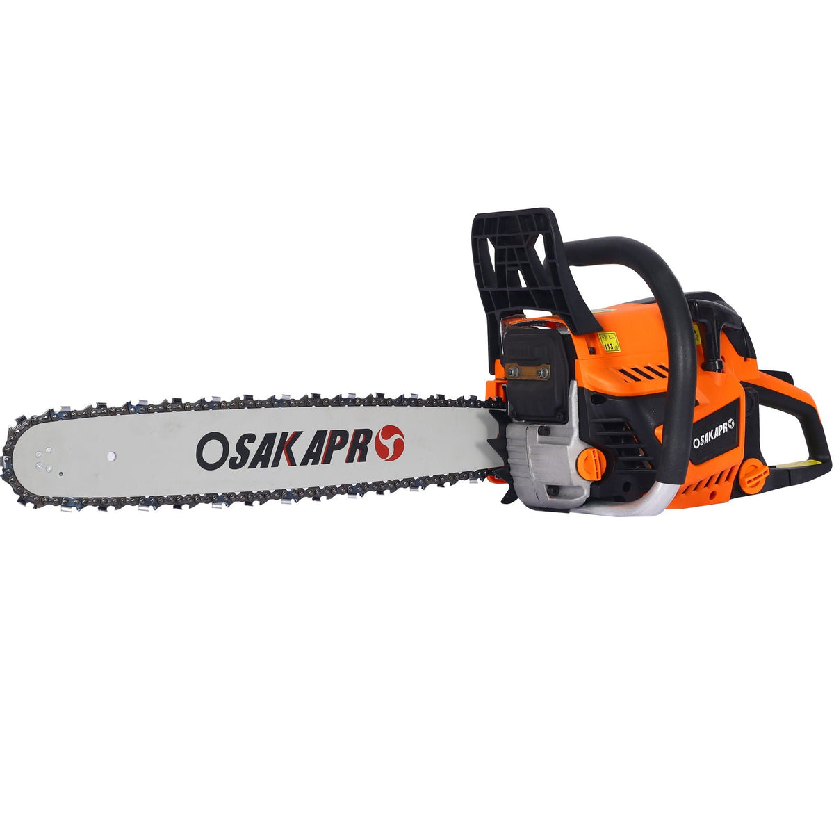 Professional Gasoline Chainsaw with 20-Inch Bar - Orange