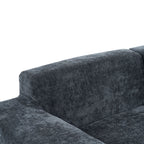 Modular Cloud Sectional Sofa Set with Deep Seating - Choose Beige, Dark Gray, or Dark Brown
