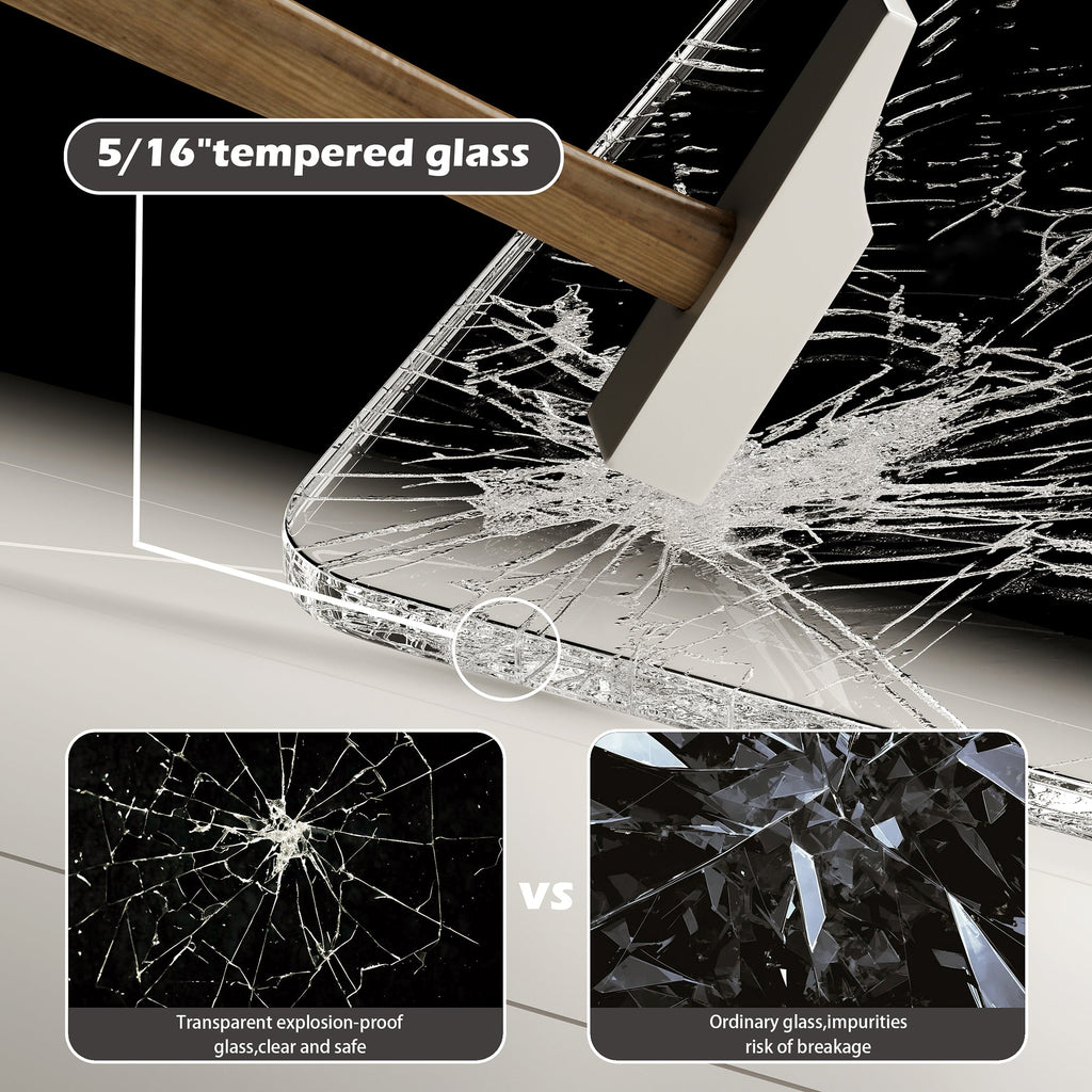 Frameless Sliding Shower Door with Soft-Close – Clear Tempered Glass