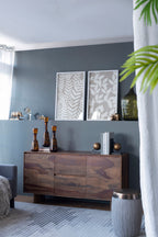 Shadow Box Wall Decor with Paper Florals – White