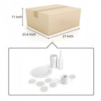 10 Pieces Luxury Natural Marble Dining Room Accessories Set
