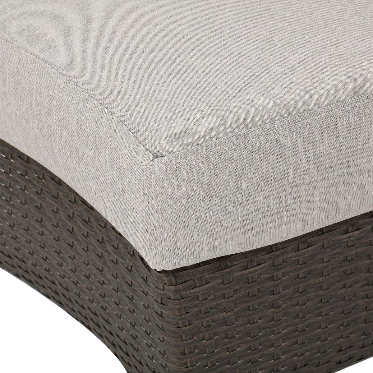 Pt Limon Modern Outdoor Single Sofa with Iron Frame – Pearl Silver or Light Brown