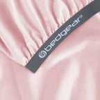 Hyper-Linen Crib Sheet with Powerband Fit - Light Pink