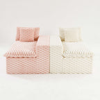 Multifunctional Stationary Sofa with Adjustable Layout - Choice of Color