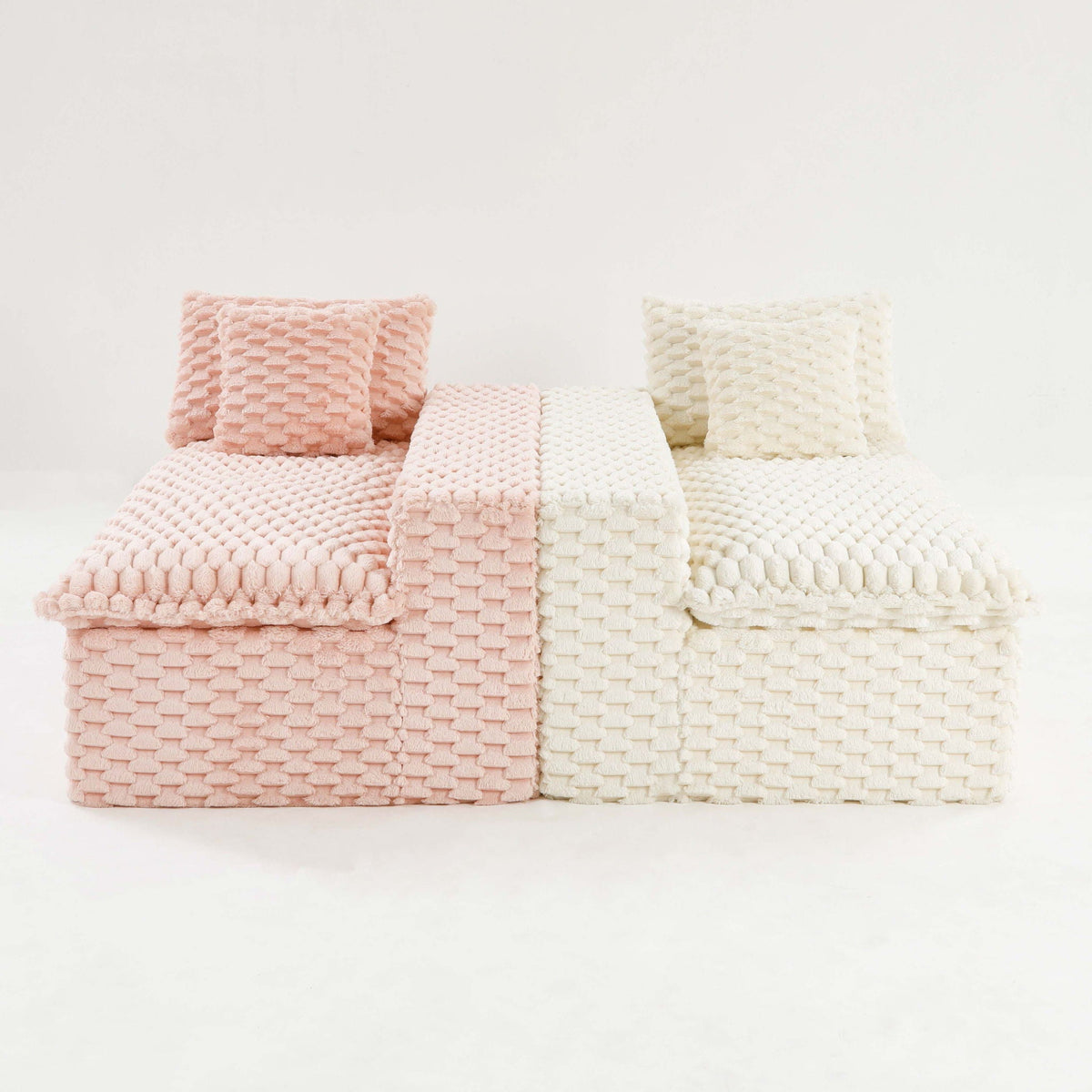 Multifunctional Stationary Sofa with Adjustable Layout - Choice of Color