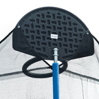 14Ft Trampoline with Basketball Hoop and Ladder - Blue