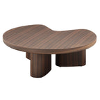 Brown Oak Coffee Table with MDF & Oak Veneer - 35" Square