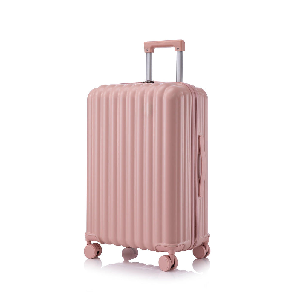 Spinner Wheel Luggage Set with USB Port and Holders - Pink, Black, Green