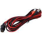 Reversible Electric Trailer Winch with Galvanized Wire Rope - Black
