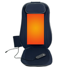 Shiatsu Back Massager with Kneading and Heating - Dark Blue