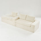 Convertible Modular Sectional Sofa with Twin Seat and Chaise - Multiple Colors