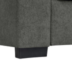 Upholstered Sofa with Toss Pillows – Corduroy