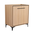 Modern Bathroom Vanity Cabinet with Soft Closing Doors - Light Brown