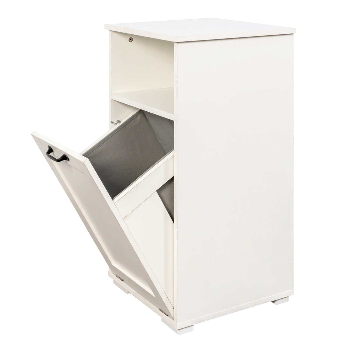 Laundry Cabinet with Removable Liner Bag - Bathroom Storage