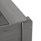 Solid Wood Raised Garden Bed with Legs - Available in Gray, Dark Gray, Dark Brown