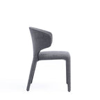 Conrad Dining Chair Set of 2 with Metal Frame - Multiple Colors
