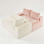 Multifunctional Stationary Sofa with Adjustable Layout - Choice of Color