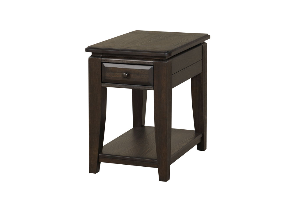 Traditional Table With Storage with Drawer - Dark Brown