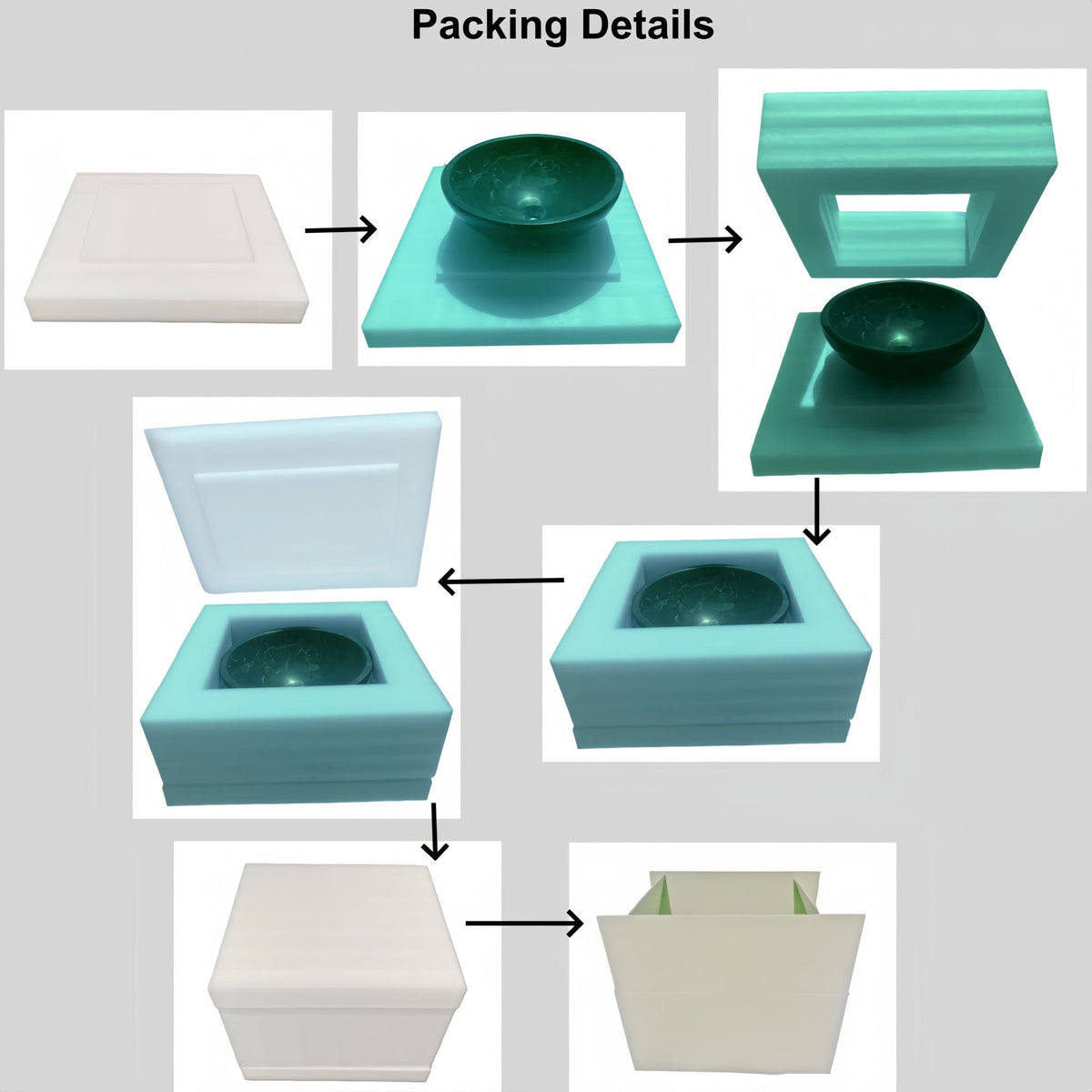 Bathroom Vessel Sink, Circular Design