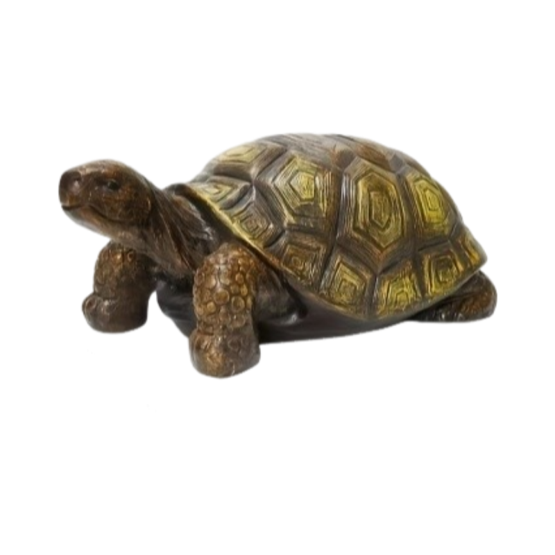 Large 3D Turtle Statue with Realistic Detailing - Resin